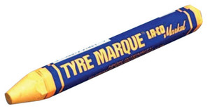 Yellow Tyre Marque Crayon Rubber Mark (434-51421) View Product Image