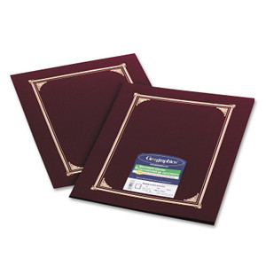 Geographics Certificate/Document Cover, 12.5 x 9.75, Burgundy, 6/Pack (GEO45333) View Product Image