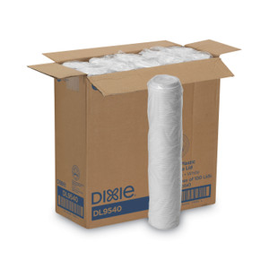 Dixie Sip-Through Dome Hot Drink Lids, Fits 10 oz Cups, White, 100/Pack, 10 Packs/Carton (DXEDL9540CT) View Product Image