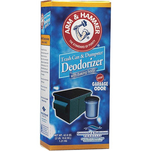 Arm & Hammer Trash Can Deodorizer - Ready-To-Use - 42.60 oz (2.66 lb) - Original Scent - Odor Neutralizer - (CDC3320084116)