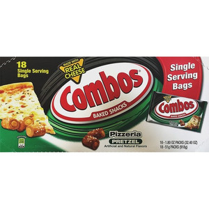 Combos Baked Pretzel Snack - Spicy Cheese Pizza - 1 Serving Pack - 1.80 oz