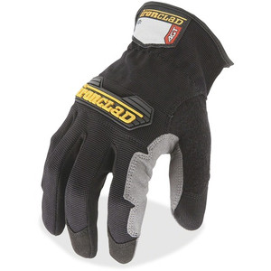 Ironclad WorkForce All-purpose Gloves - X-Large Size - Black, Gray - Impact Resistant, Abrasion Resistant, Durable, Reinforced - For Multipurpose, Home, Shop, Construction, Landscape, Yardwork