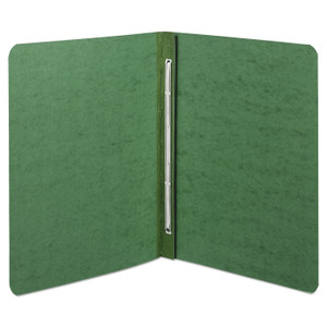 ACCO PRESSTEX Report Cover with Tyvek Reinforced Hinge, Side Bound, 2-Piece Prong Fastener, 8.5 x 11, 3" Capacity, Dark Green (ACC25076) View Product Image