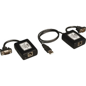 Tripp Lite Extender Kit, VGA over Cat5/Cat6, Transmitter/Receiver, BK (TRPB130101U) View Product Image