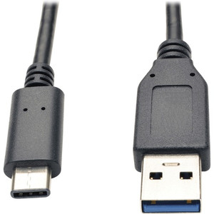 Tripp Lite USB C to USB-A Cable 5 Gbps USB 3.1 Gen 1 M/M USB Type C 3' (TRPU428003) View Product Image