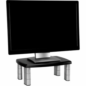 3M Premium Adjustable Monitor Stand - Up to 21" Screen Support - 80 lb Load Capacity - CRT, LCD Display Type Supported - 5.80" Height x 12" Width - Freestanding