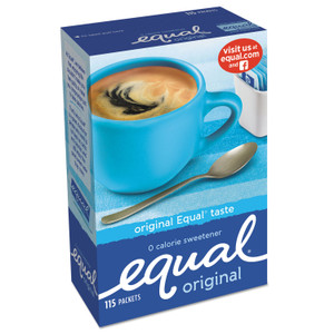 Equal Zero Calorie Sweetener, 1 g Packet, 115/Box (OFX20015445) View Product Image