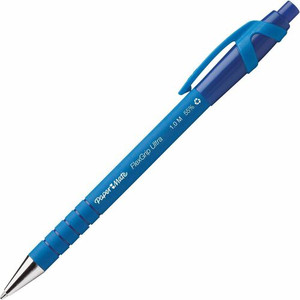 Paper Mate Flexgrip Ultra Retractable Pens - Medium Pen Point - Refillable - Retractable - Blue Ink - Rubber Barrel