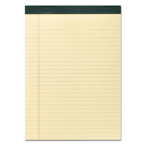 Roaring Spring Recycled Legal Pad, Wide/Legal Rule, 40 Canary-Yellow 8.5 x 11 Sheets, Dozen (ROA74712) View Product Image