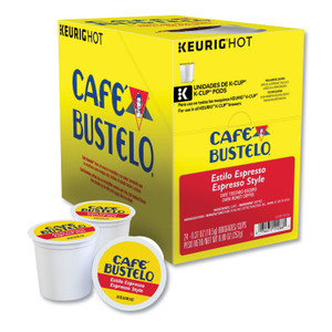 Caf Bustelo Espresso Style K-Cups, 24/Box (GMT6106) View Product Image