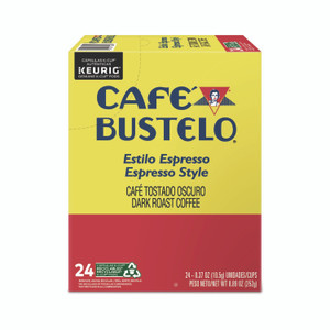 Caf Bustelo Espresso Style K-Cups, 24/Box