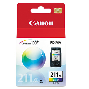 Canon 2975B001 (CL-211XL) High-Yield Ink, 349 Page-Yield, Tri-Color View Product Image