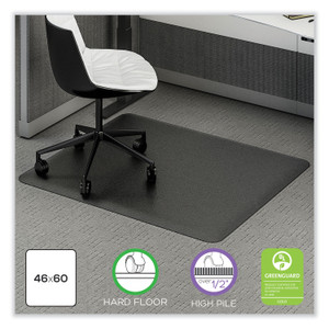 deflecto Ergonomic Sit Stand Mat, 60 x 46, Black (DEFCM24442BLKSS) View Product Image