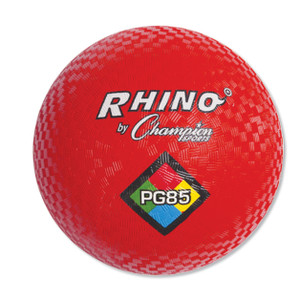 Champion Sports Playground Ball, 8.5" Diameter, Red View Product Image