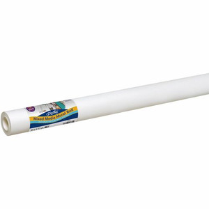 UCreate Mixed Media Paper Roll - Art Project, Drawing, Banner, Mural - 1" Height x 36" Width x 30 ft Length - White