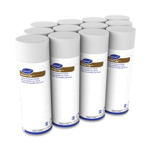 Diversey Shine-Up Furniture Cleaner, Lemon Scent, 13.8 oz Aerosol Spray, 12/Carton