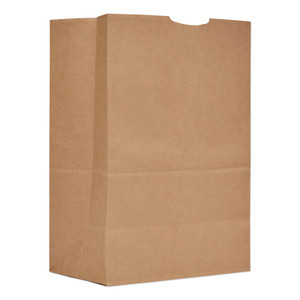 General Grocery Paper Bags, 57 lb Capacity, 1/6 BBL, 12" x 7" x 17", Kraft, 500 Bags (BAGSK1657) View Product Image