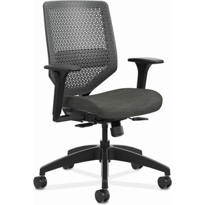 HON Solve Task Chair - Ink Seat Color - Foam Seat Material - Charcoal Back Color - Mesh Back Material - Black Frame Color