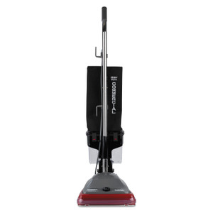 Sanitaire TRADITION Upright Vacuum SC689A, 12" Cleaning Path, Gray/Red/Black (EURSC689B) View Product Image