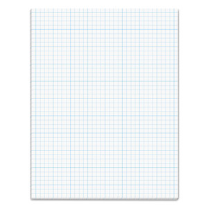 TOPS Cross Section Pads, Cross-Section Quadrille Rule (4 sq/in, 1 sq/in), 50 White 8.5 x 11 Sheets