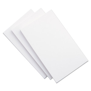 Universal Unruled Index Cards, 5 x 8, White, 100/Pack UNV47240