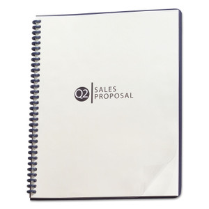 GBC ProClick Pre-Punched Cover, Clear, 11.75 x 8.5, Punched, 25/Pack