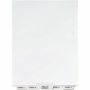 Avery Premium Collated Legal Exhibit Dividers with Table of Contents Tab - Avery Style - 26 x Divider(s) - Printed Tab(s) - Character - A-Z - (AVE11376)