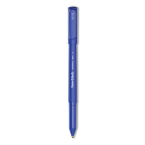 Paper Mate Write Bros. Ballpoint Pen, Stick, Bold 1.2 mm, Blue Ink, Blue Barrel, Dozen