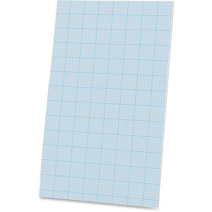 Ampad Graph Pad - 40 Sheets - Glue - 20 lb Basis Weight - Legal - 8 1/2" x 14" Sheet Size