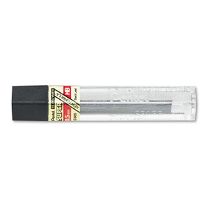 Pentel Super Hi-Polymer Lead Refills, 0.5 mm, HB, Black, 12/Tube (PENC505HB) View Product Image