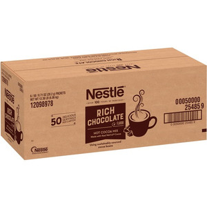 Nestle Rich Chocolate Single-Serve Hot Cocoa Packets - Powder - 0.17 oz - 50/Box