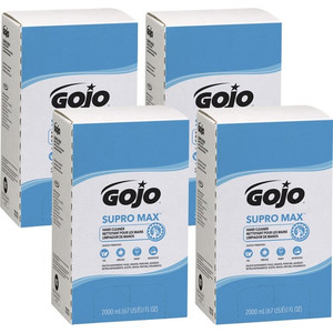 Gojo Supromax Lotion Hand Cleaner - 2.11 quart - Adhesive Remover, Soil Remover - Hand - Tan