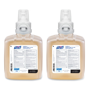 PURELL Healthy Soap 2.0% CHG Antimicrobial Foam Refill for CS8 Dispensers, Fragrance-Free, 1,200 mL, 2/Carton