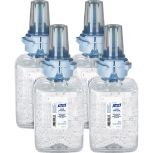 PURELL Hand Sanitizer Gel Refill - Fragrance-free Scent - 23.67 fl oz - Push Pump Dispenser - Kill Germs - Hand - (GOJ870304CT)