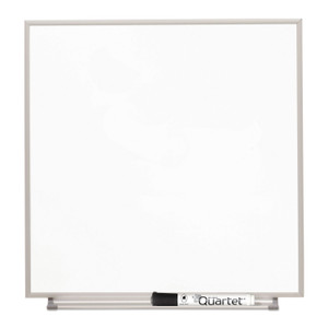 Quartet Matrix Magnetic Boards, 16" x 16", White Surface, Satin Aluminum Frame