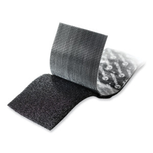 VELCRO Brand Industrial Strength Heavy-Duty Fastener, 2" x 4 ft, Black, 2/Pack