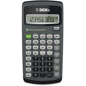 Texas Instruments TI-30XA Student Scientific Calculator - 10 Digits - Battery Powered - 6" Height x 3.1" Width x 0.8" Depth - Black