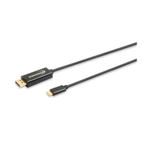 Innovera USB Type-C to DisplayPort Adapter, 6 ft, Black