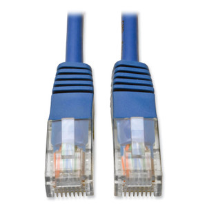 Tripp Lite CAT5e 350 MHz Molded Patch Cable, 10 ft, Blue (TRPN002010BL) View Product Image