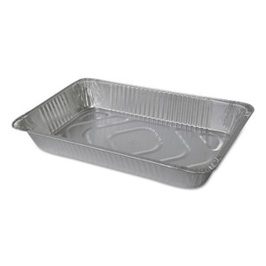 Durable Packaging Aluminum Steam Table Pans, Full-Size Deep346 oz., 3.38" Deep, 12.81 x 20.75, 50/Carton (DPK605050) View Product Image