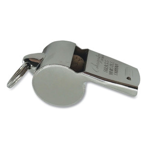 Champion Sports Sports Whistle, Heavy Weight, Metal, Silver, Dozen (CSI401) View Product Image