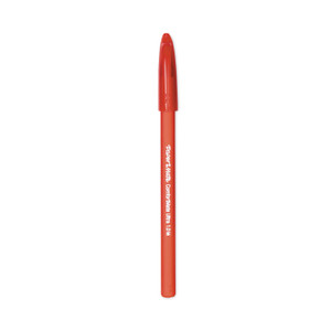 Paper Mate ComfortMate Ultra Ballpoint Pen, Stick, Medium 1 mm, Red Ink, Red Barrel, Dozen (PAP6120187) View Product Image