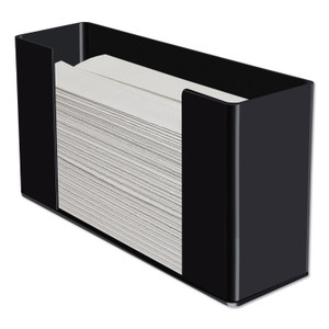 Kantek Multifold Paper Towel Dispenser, 11.5 x 4.2 x 6.75, Black