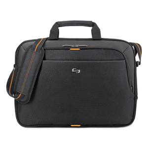 Solo Urban Slim Brief, Fits Devices Up to 15.6", Polyester, 16.5 x 2 x 11.75, Black (USLUBN1014) View Product Image