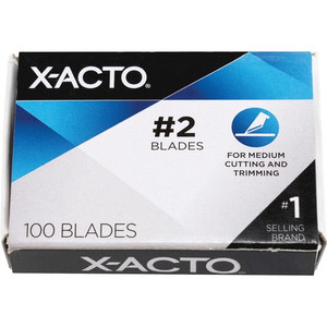 Elmer's X-Acto Precision No. 2 Knife Blades - #2 - Silver