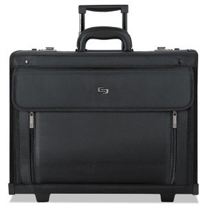 Solo Classic Rolling Catalog Case, Fits Devices Up to 16", Polyester, 18 x 8 x 14, Black (USLPV784) View Product Image