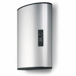 DURABLE Key Box Code Cabinet - 11.1" Width x 4.8" Depth x 15.7" Height - Security Lock - Silver