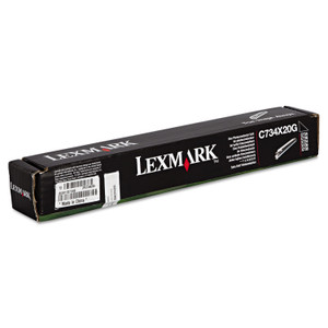 Lexmark C734X20G Photoconductor Kit, 20,000 Page-Yield, Black