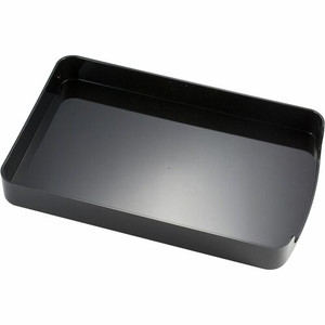 Officemate 2200 Series Front Loading Trays - 2" Height x 10.75" Width x 15.62" Depth - Desktop - Non-skid Base - Black - Plastic