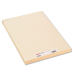 Pacon Medium Weight Tagboard, 12 x 18, Manila, 100/Pack (PAC5184) View Product Image